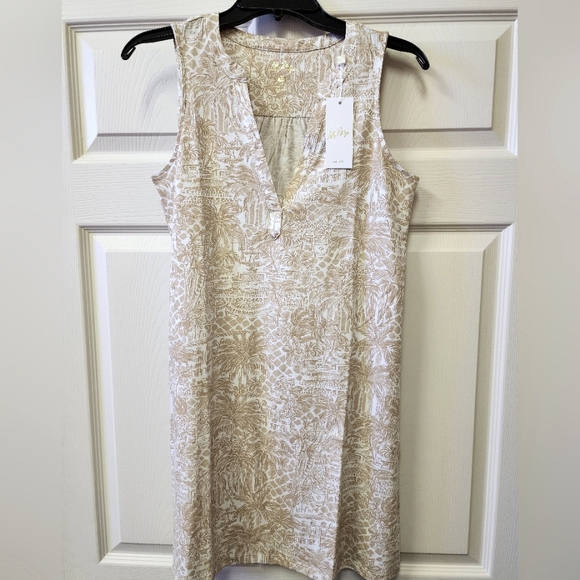 NWT Lds. Lily Pulitzer Dev Sandbar "Palm Beach" sleevless dress Sz.XS - Picture 1 of 5